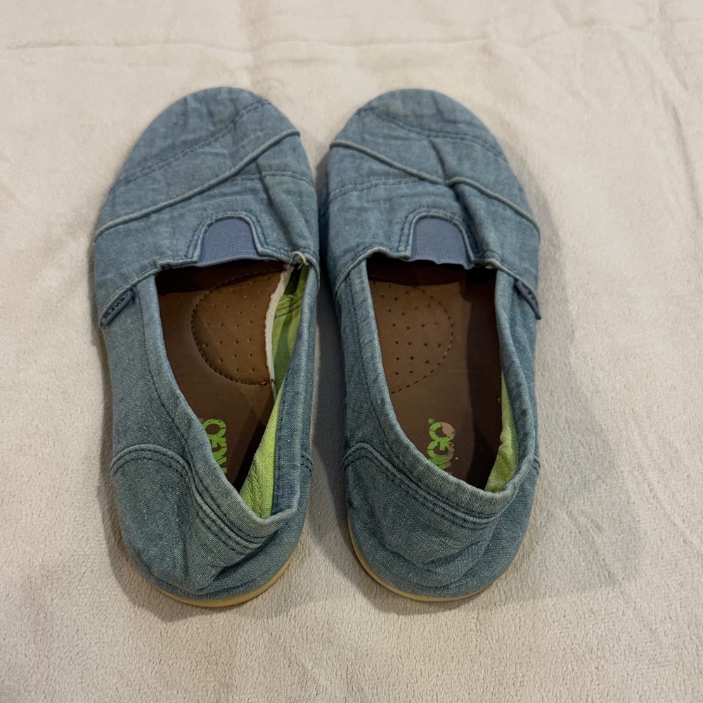 BONGO Women’s Denim Blue Moccasins - Picture 3 of 5